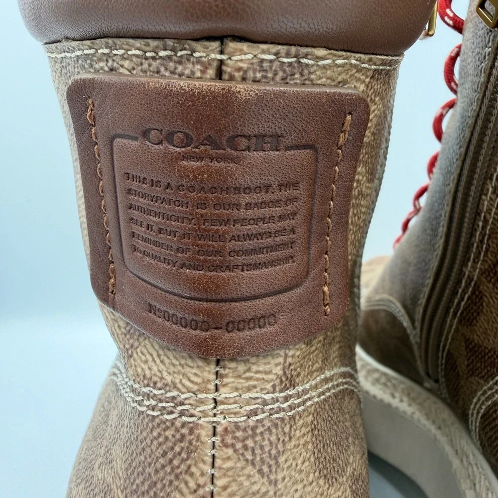 Coach combat boots